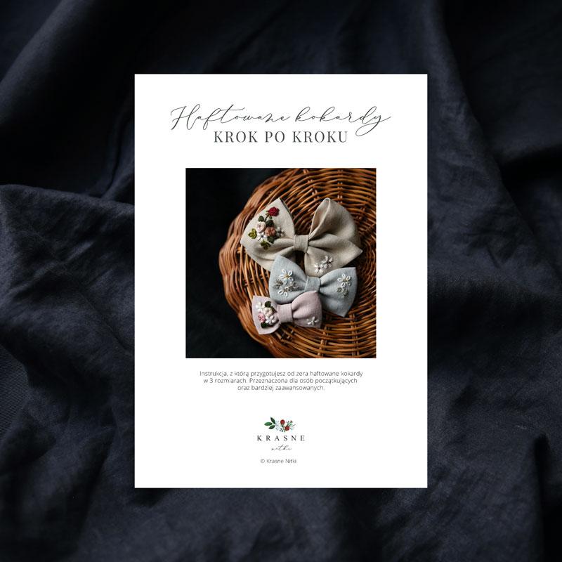 PDF / e-book – Haftowane kokardy krok po kroku (3 rozmiary)