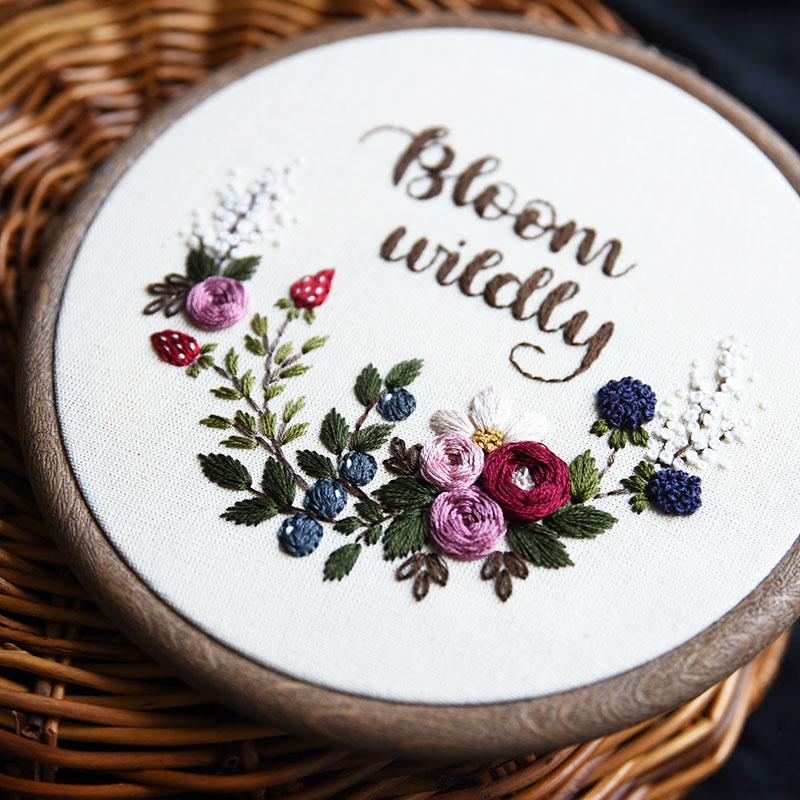 Instrukcja haftowania - Tamborek - Bloom Wildly / Miło Cię widzieć - obrazek 4